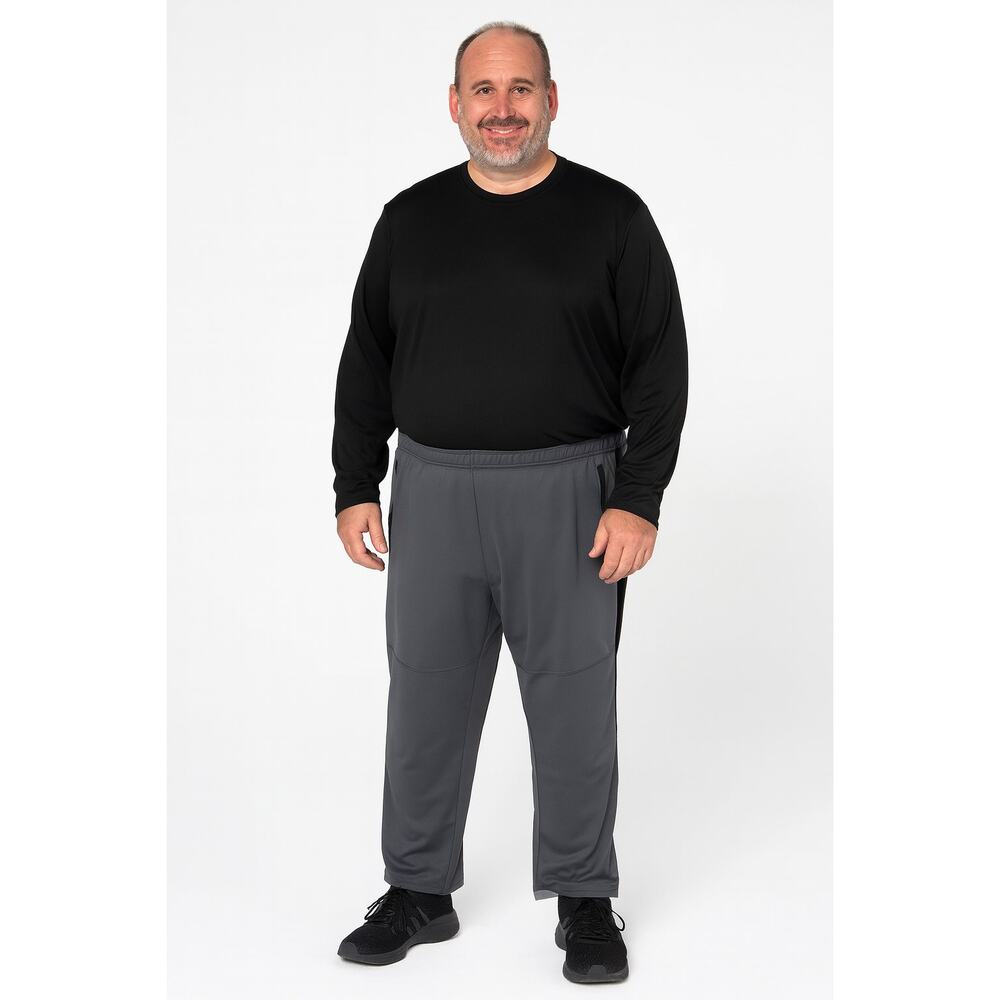 All in Motion Men's Run Knit Pants - Gray and Black striped - Size XXXL (NWT)